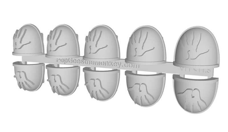 10x Demon Hand - G:4a Shoulder Pads