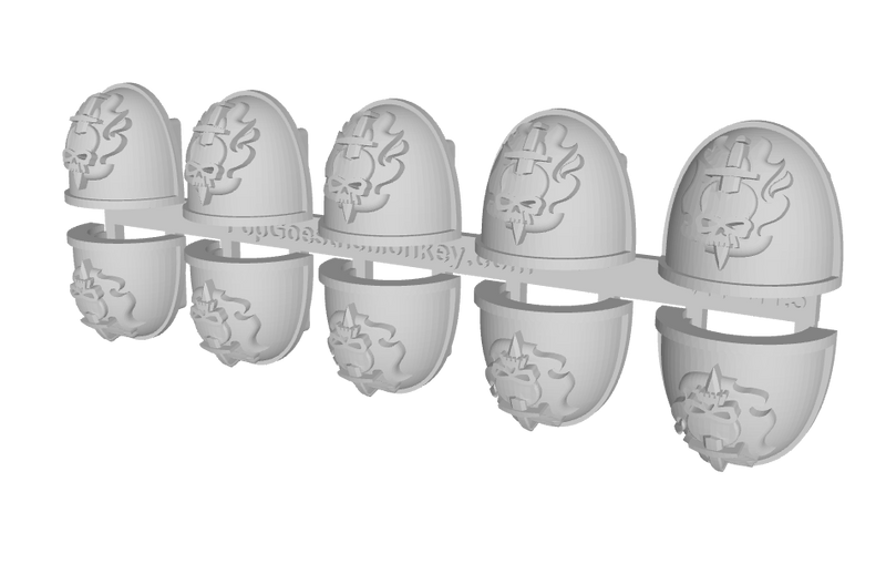 10x Ghosts of Nocturne - G:4a Shoulder Pads