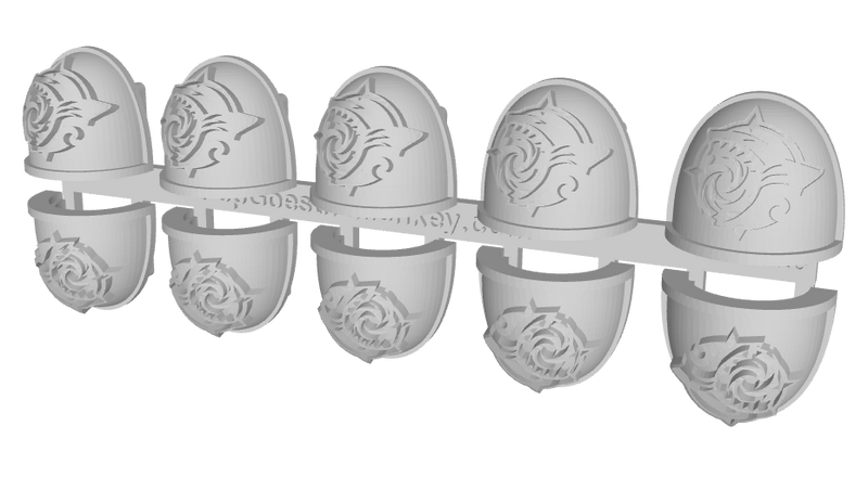 10x Leviathan Wardens - G:4a Shoulder Pads