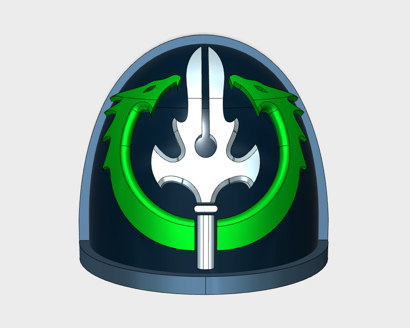10x Pale Spears - G:4a Shoulder Pads