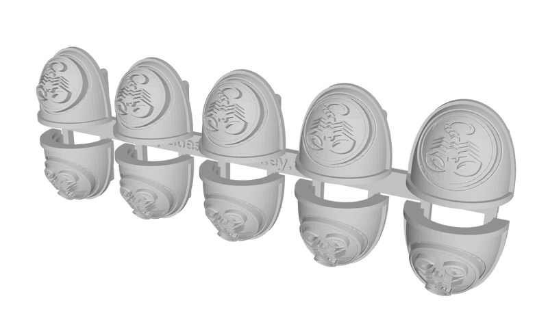 10x Scorpio Legion - G:4a Shoulder Pads