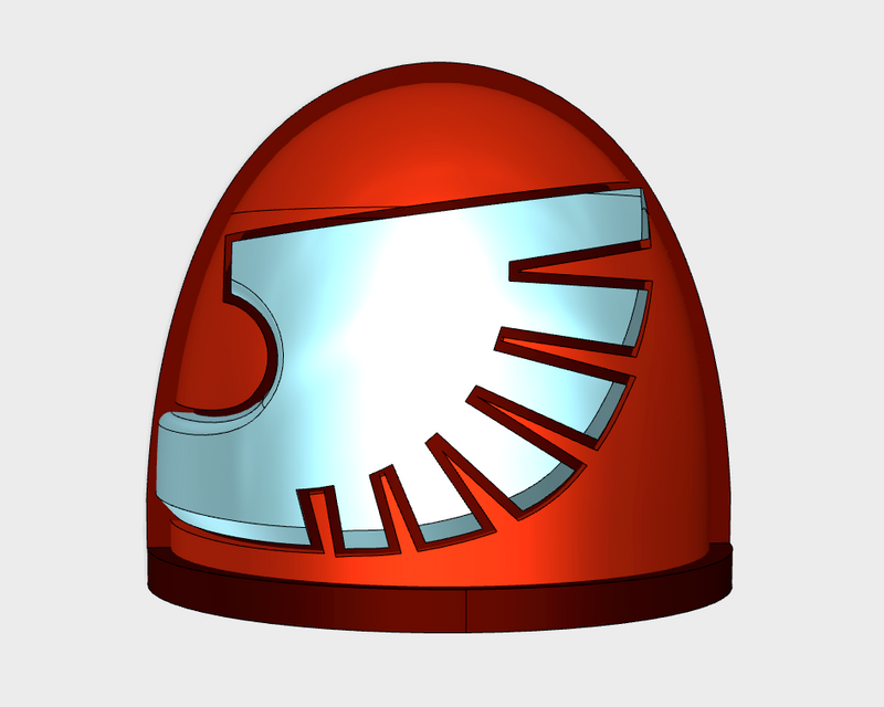 10x Silver Hawks - G:4a Shoulder Pads
