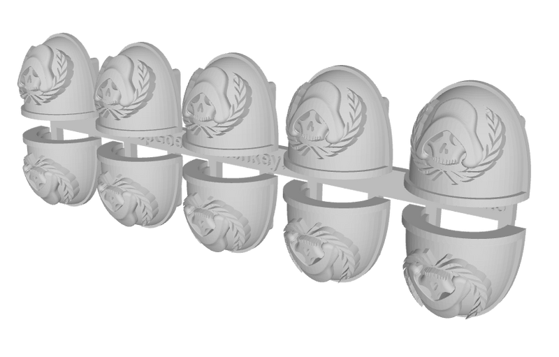 10x Terran Guard - G:4a Shoulder Pads