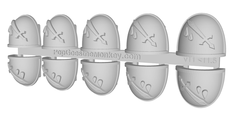 10x Weeping Swords - G:4a Shoulder Pads