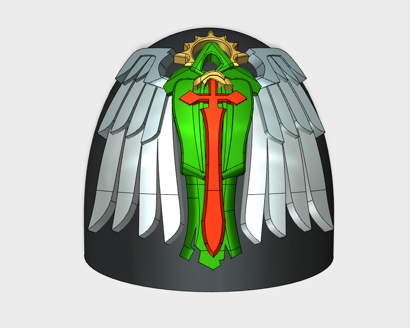 10x Angels of Ruin - G:5a Shoulder Pads