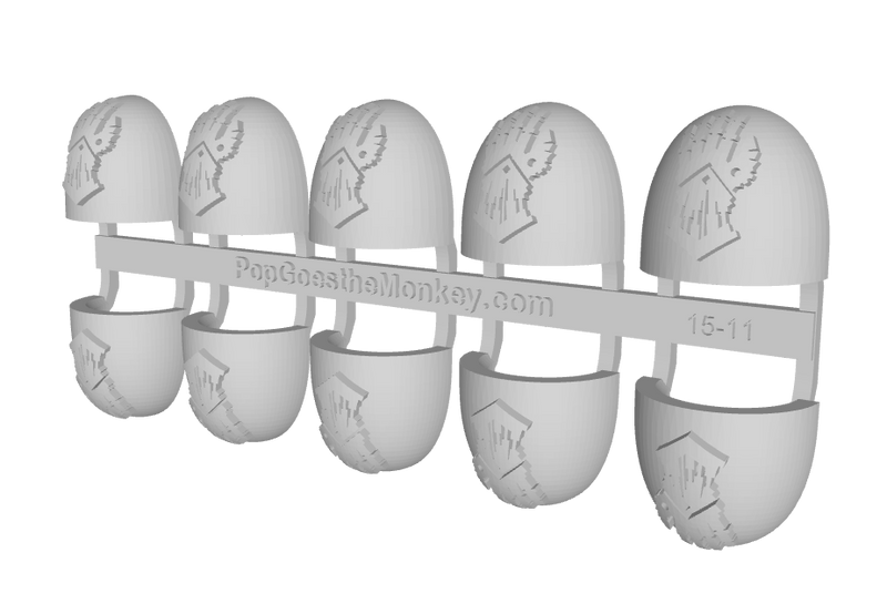 10x Cybornauts - G:5a Shoulder Pads