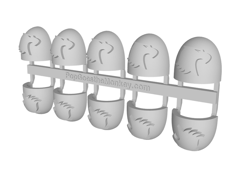 10x Stoic Raptors - G:5a Right Shoulder Pads