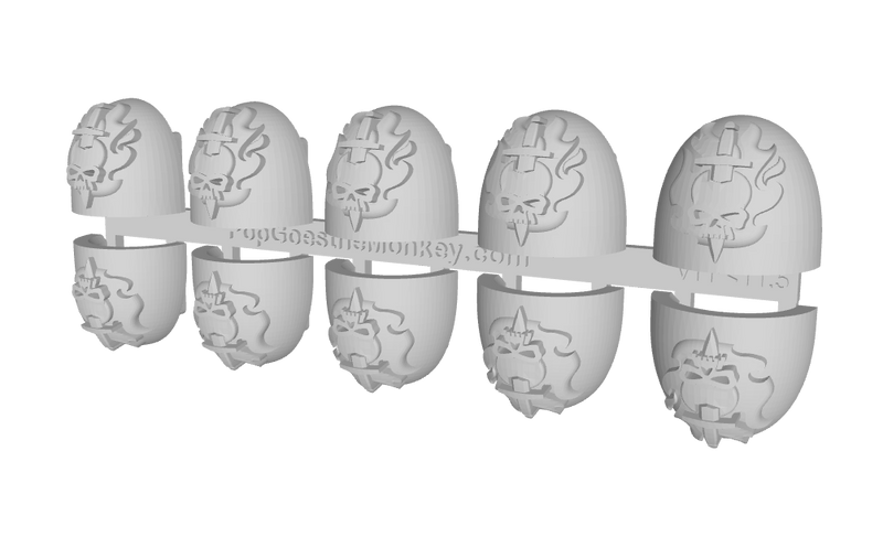 10x Ghosts of Nocturne - G:5a Shoulder Pads