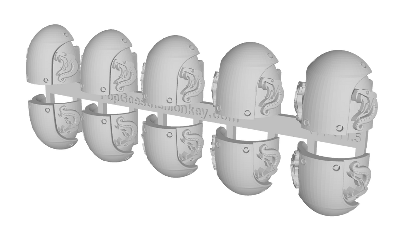 10x Copperheads - G:5 Umbra Shoulder Pads