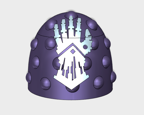 10x Cybornauts - G:6a Studded Shoulder Pads