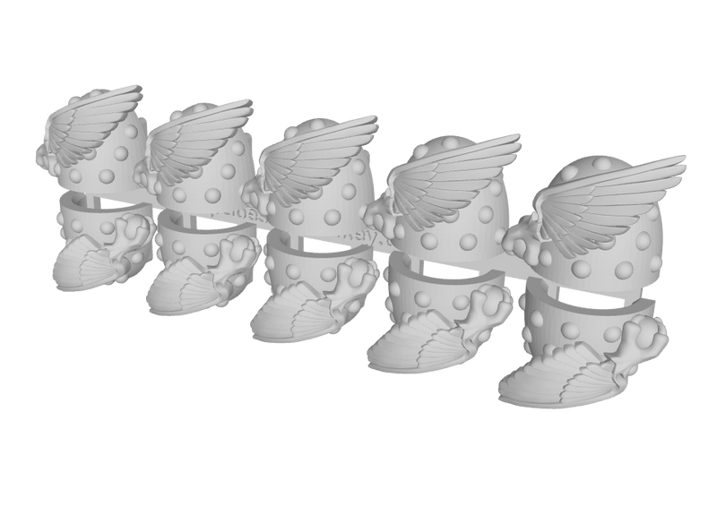 10x New Talon Wing - G:6s Studded Shoulder Pads