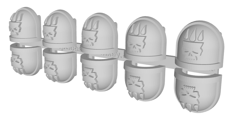 10x Crown of Blood - G:7a Shoulder Pad
