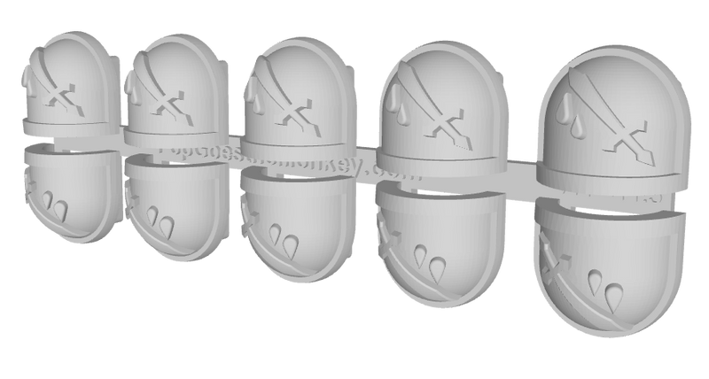 10x Weeping Swords - G:7a Shoulder Pad