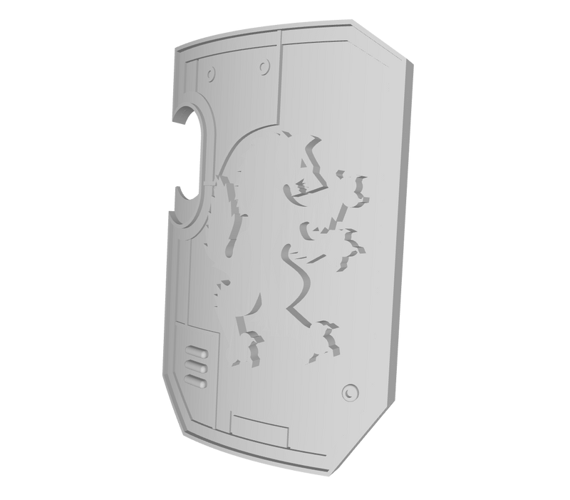 Wolf Rampant - Marine Boarding Shields