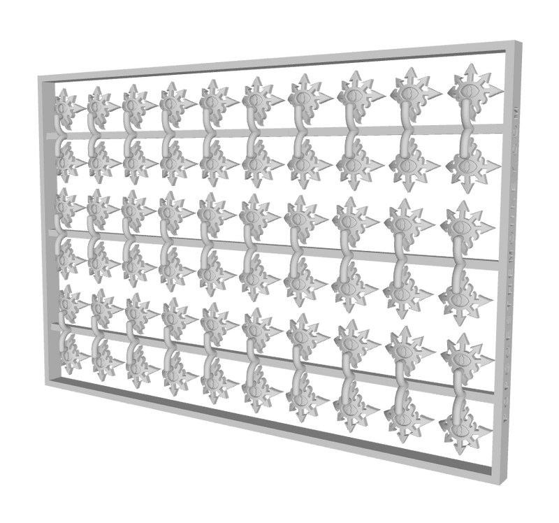 60x The Pyre's Cohort : Shoulder Insignia pack