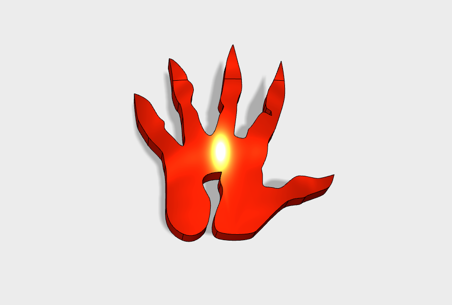 60x Demon Left Hand - Shoulder Insignia pack