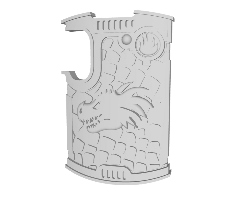 Dragon Head - Palatium Boarding Shields