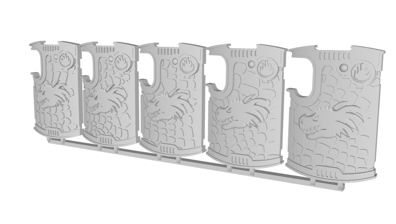 Dragon Head - Palatium Boarding Shields