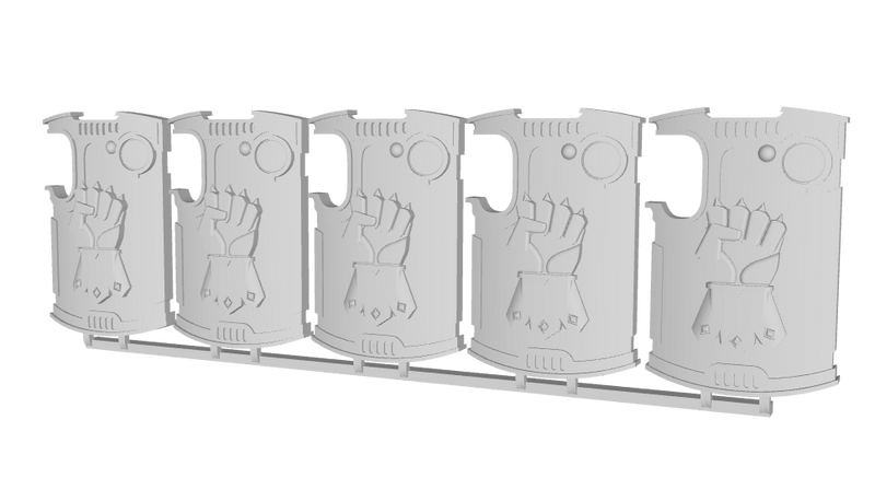 Kings Gauntlet - Palatium Boarding Shields