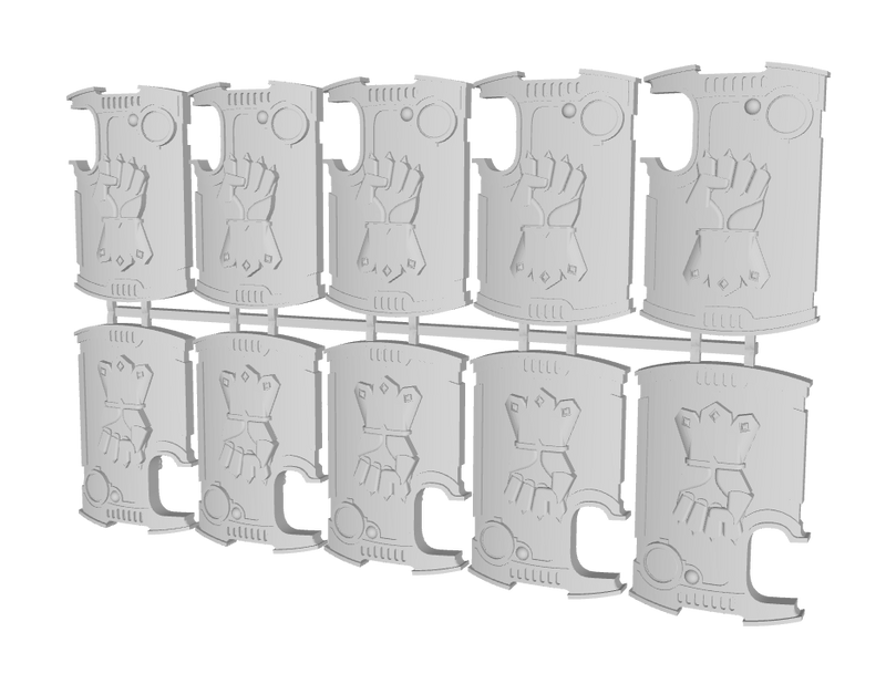 Kings Gauntlet - Palatium Boarding Shields