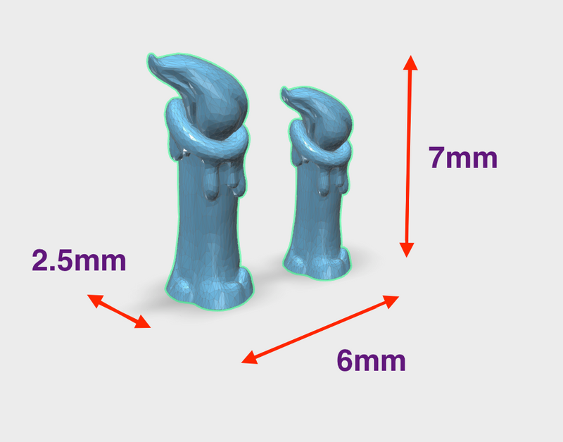 60x Standard Assorted Candles : Grano