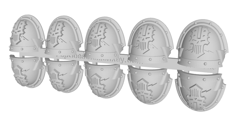 10x Dominion of Iron - Abhorrent Shoulder Pads