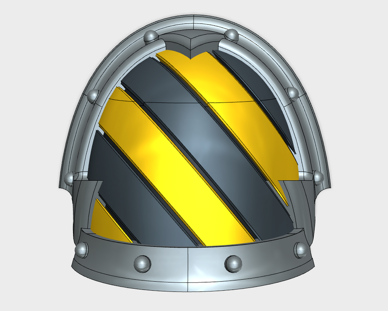 10x Hazard Grooves (R) - Abhorrent Shoulder Pads