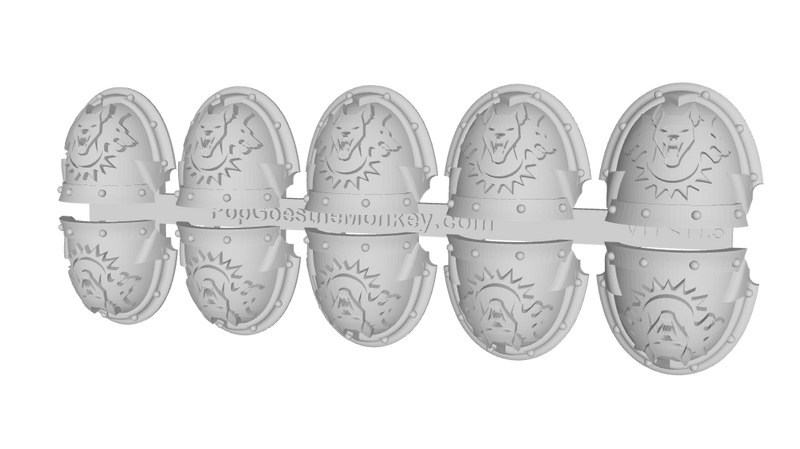 10x Hounds of Tartarus - Abhorrent Shoulder Pads