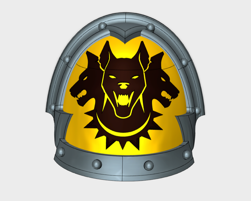 10x Hounds of Tartarus - Abhorrent Shoulder Pads