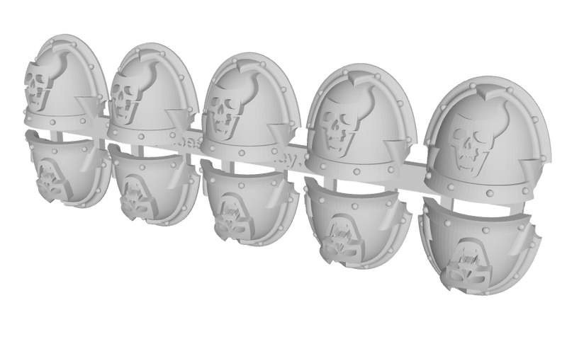 10x Laughing Heralds - Abhorrent Shoulder Pads