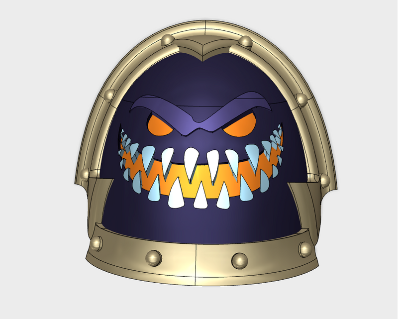 10x Sinister Grin - Abhorrent Shoulder Pads