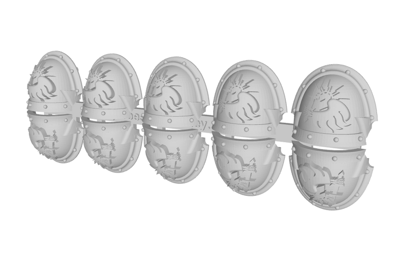 10x Wraith Lords - Abhorrent Shoulder Pads