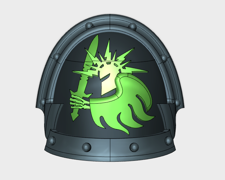 10x Wraith Lords - Abhorrent Shoulder Pads