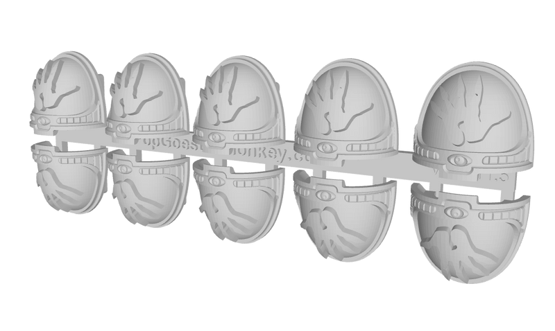 10x Demon Hand - Osiris Shoulder Pads