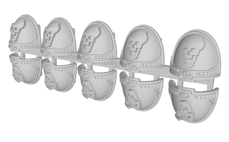 10x Laughing Heralds - Osiris Shoulder Pads