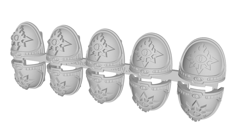 10x The Pyre's Cohort - Osiris Shoulder Pads