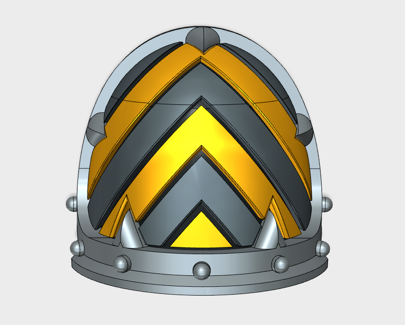 10x Chevron Up - Malicious Shoulder Pads