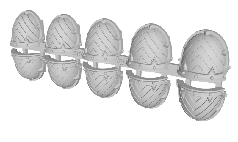 10x Chevron Up - Malicious Shoulder Pads