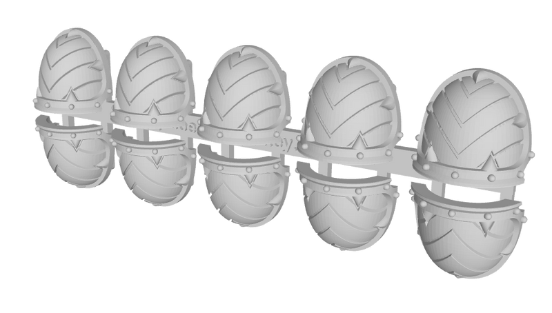 10x Wide Chevron Down - Malicious Shoulder Pads