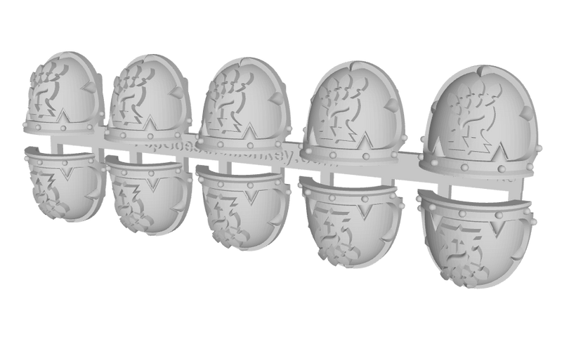 10x Demon Claw - Malicious Shoulder Pads