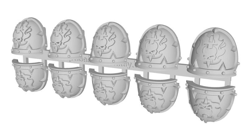 10x Ghosts of Nocturne - Malicious Shoulder Pads