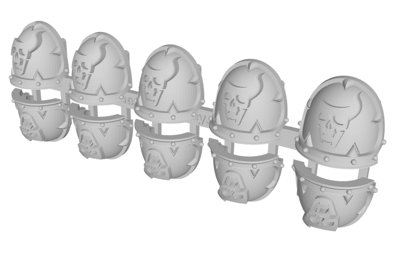 10x Laughing Heralds - Malicious Shoulder Pads