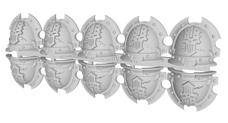 10x Dominion of Iron - Rancor Shoulder Pads