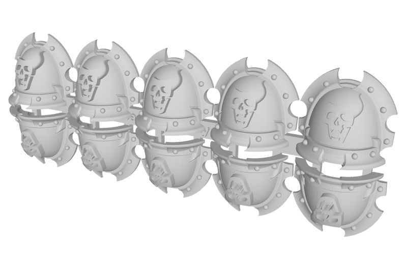 10x Laughing Heralds - Rancor Shoulder Pads