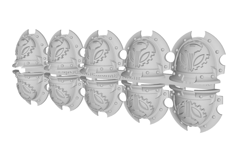 10x The Malforged - Rancor Shoulder Pads