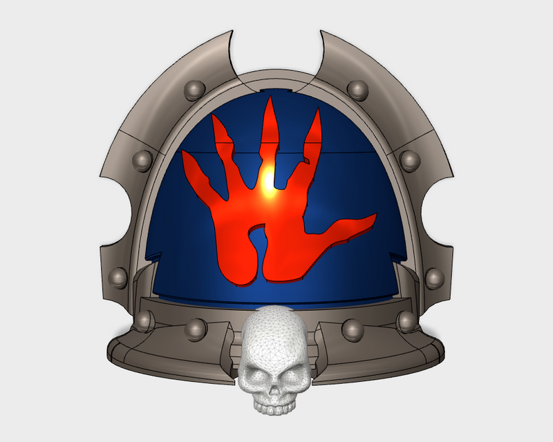 10x Demon Hand - Rancor Shoulder Pads