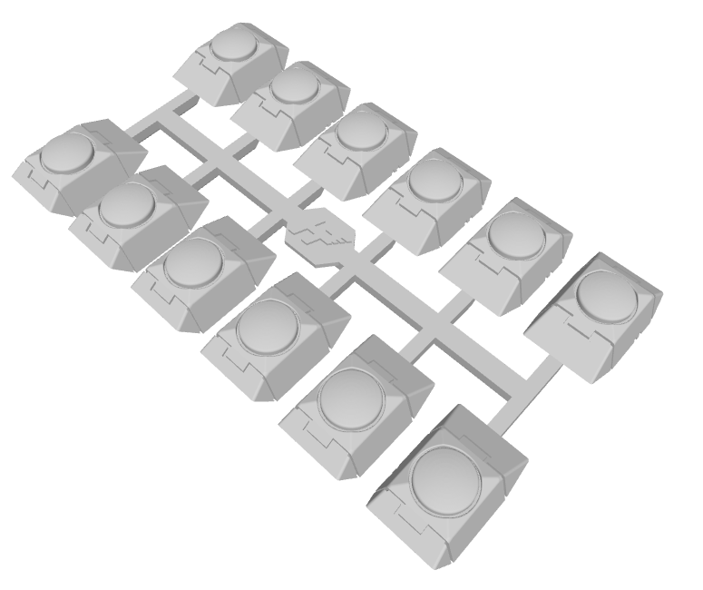 12x Blank : S-1 Tau Infantry Shoulder