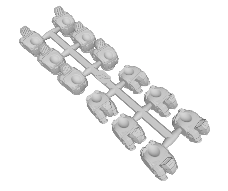 Traitor : TA-2 Tau Infantry Torsos