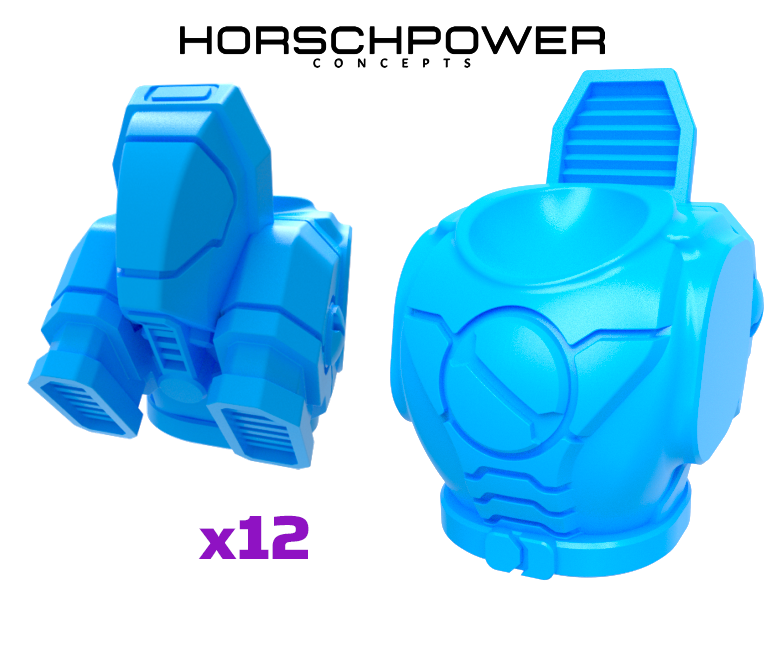 Sept'Powr : TC-2 Tau Infantry Torsos