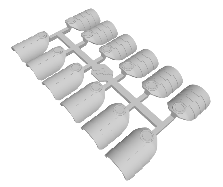 12x Sept'Roma : S-3 Tau Infantry Shoulder